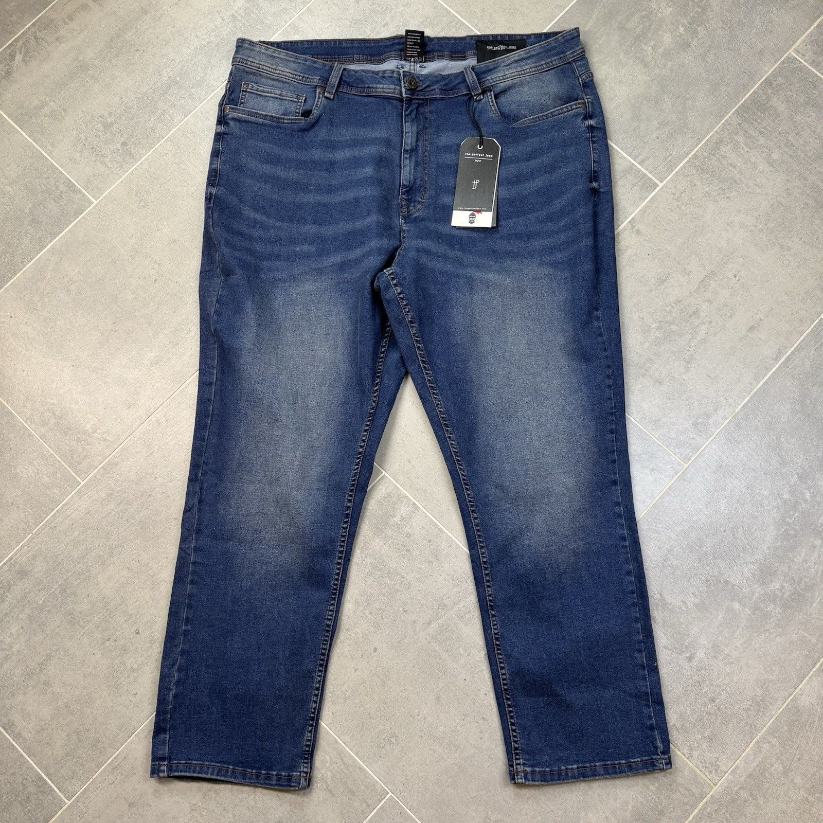 The Perfect Jean Nyc Og Stretch Athletic Fit Jeans Mens 42x30 Admiral — image 4 of 8